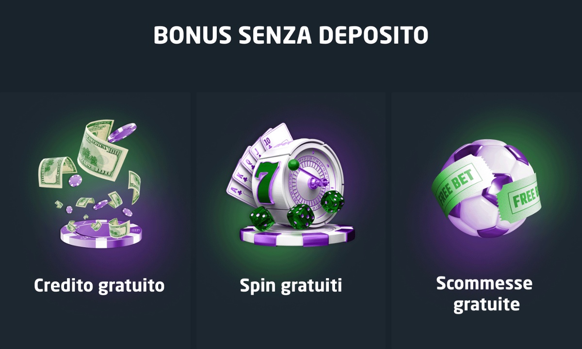Tipi di bonus senza deposito